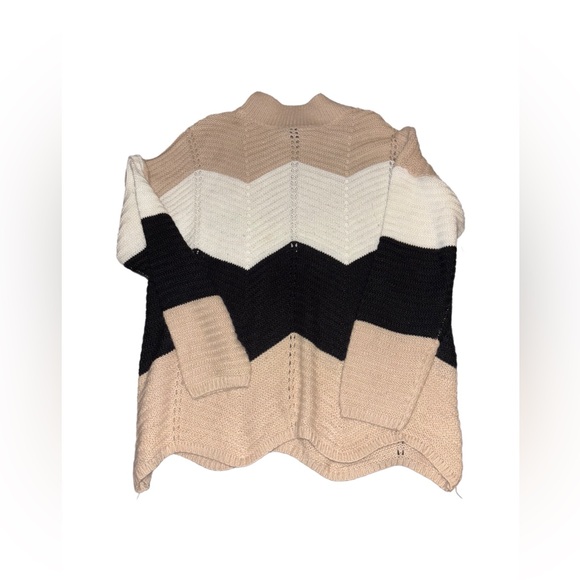 Long Sweater Tricolor - Picture 1 of 2